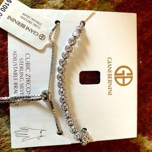 Giani Bernini CZ sterling silver bracelet